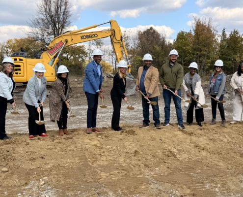 Groundbreaking Photo with Mayor McDowell