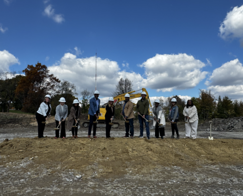 Groundbreaking with Mayor McDowell